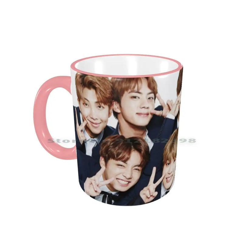 CANECAS PERSONALIZADAS KPOP Amrys, Jin, V, Jhope, J Hope, Rap, monstro