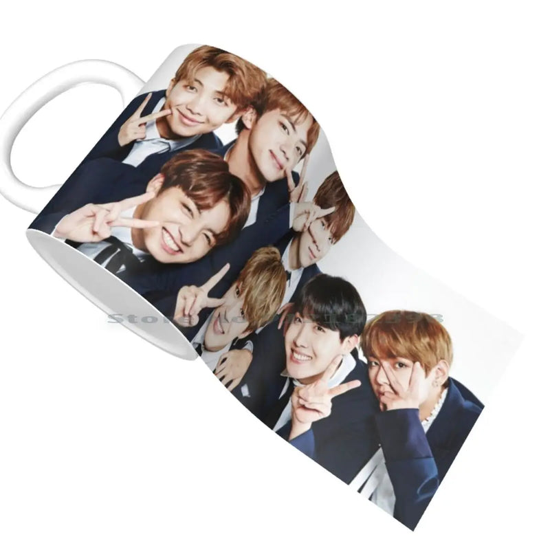 CANECAS PERSONALIZADAS KPOP Amrys, Jin, V, Jhope, J Hope, Rap, monstro