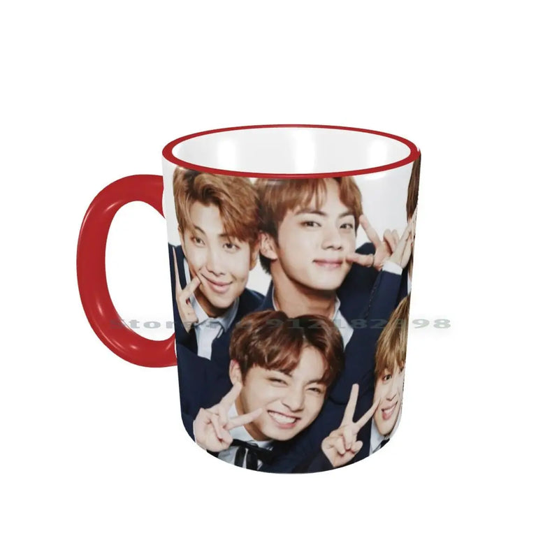 CANECAS PERSONALIZADAS KPOP Amrys, Jin, V, Jhope, J Hope, Rap, monstro