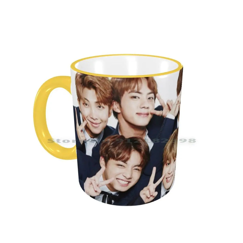 CANECAS PERSONALIZADAS KPOP Amrys, Jin, V, Jhope, J Hope, Rap, monstro