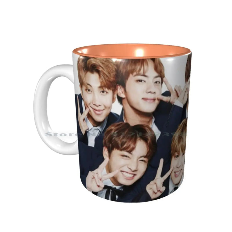 CANECAS PERSONALIZADAS KPOP Amrys, Jin, V, Jhope, J Hope, Rap, monstro