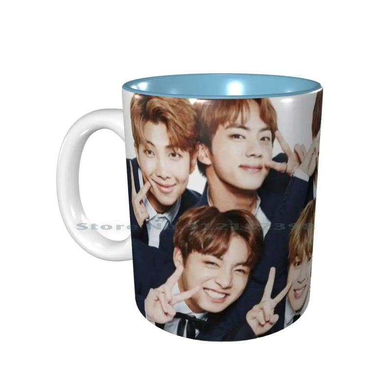 CANECAS PERSONALIZADAS KPOP Amrys, Jin, V, Jhope, J Hope, Rap, monstro