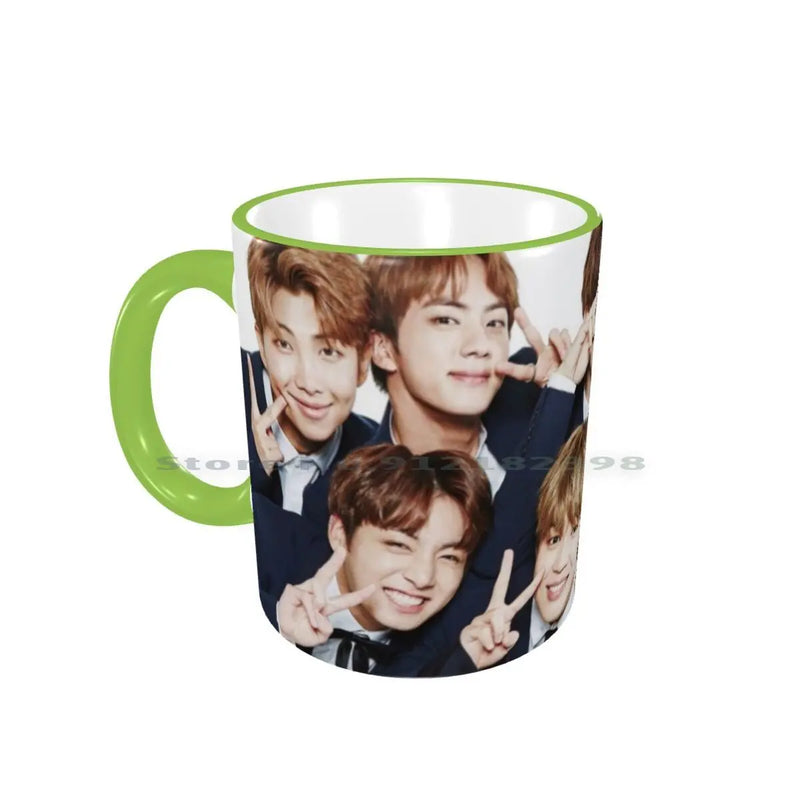 CANECAS PERSONALIZADAS KPOP Amrys, Jin, V, Jhope, J Hope, Rap, monstro