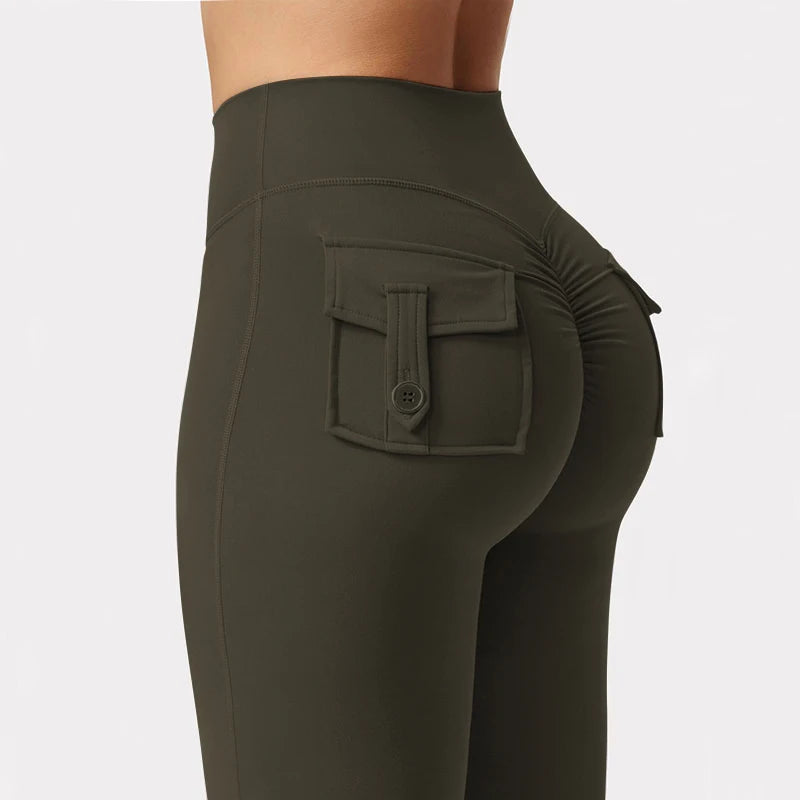 CALÇA FEMININA LEGGING COM BOLSOS