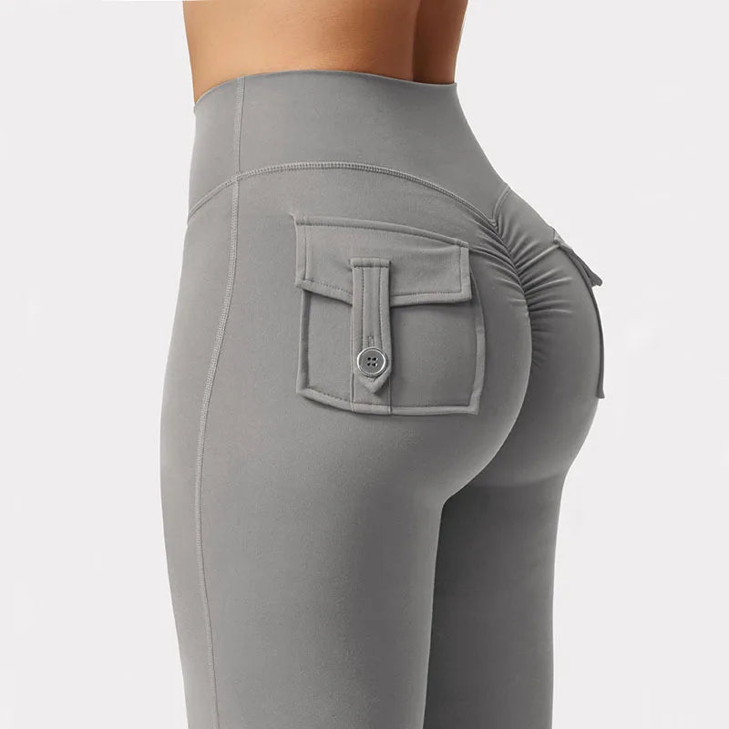 CALÇA FEMININA LEGGING COM BOLSOS